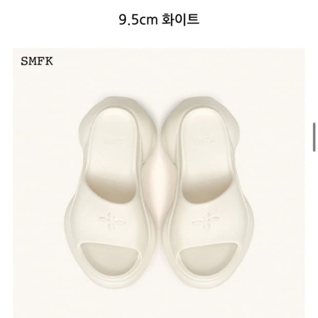 Smfk 플랫펌 슬리퍼 9.5cm 37