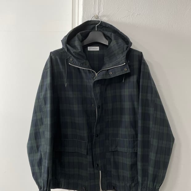 파르티멘토 블랙와치 후드집업 