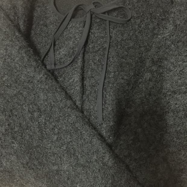 겨울 크롭가디건 블랙 