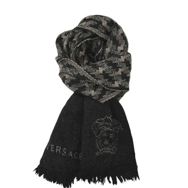 베르사체 머플러 (블랙&베이지)