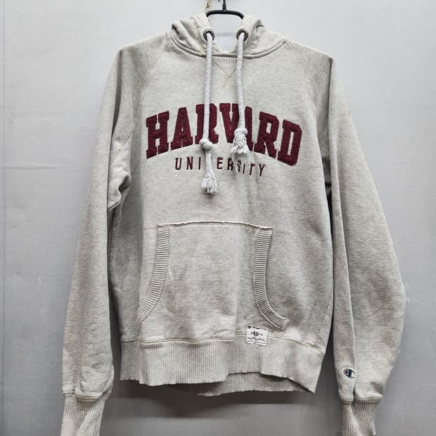올드스쿨 챔피온 빈티지 하버드 후드티 그레이 M(L)
