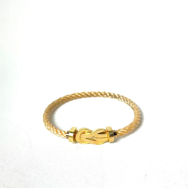 [S급/L] 프레드 샹스 인피니 18K 옐로우골드 팔찌 라지