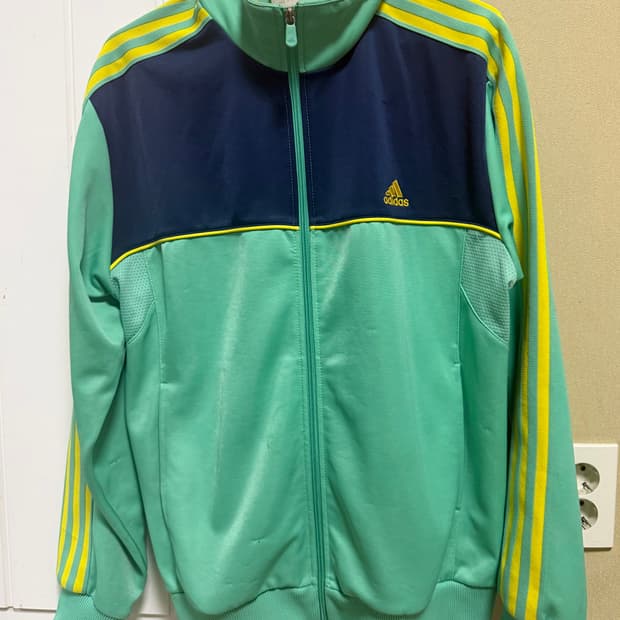 ADIDAS 아디다스 HSM 니트 수트 민트 옐로우