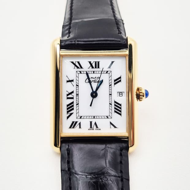 까르띠에 머스트 탱크 쿼츠 XL