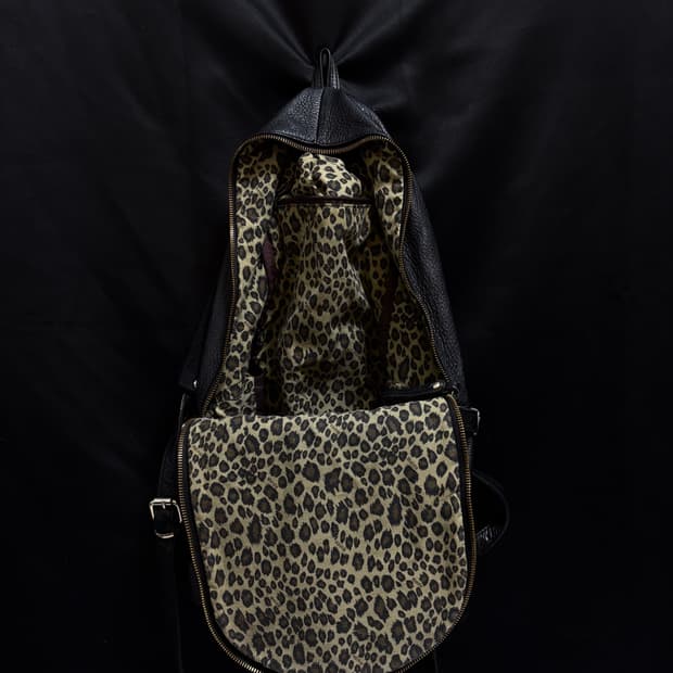 “Unknown” Leopard Buckle Detail Bag