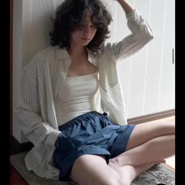 poszer 포저 스트라이프 셔츠