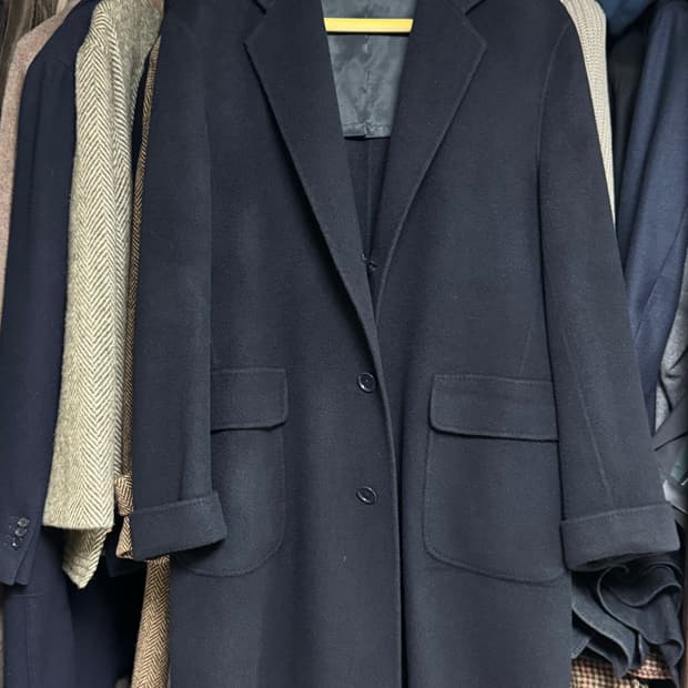 사르토리아준 캐시미어 울 모노코트