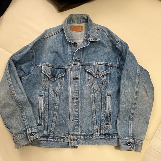 미제 리바이스 70507 데님 자켓 빈티지 100-105사이즈