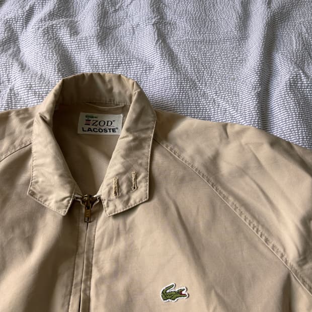 IZOD × LACOSTE 90s 빈티지 스윙탑 — 프레피룩의 시작