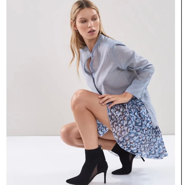 Reiss 리스 티어드 스커트