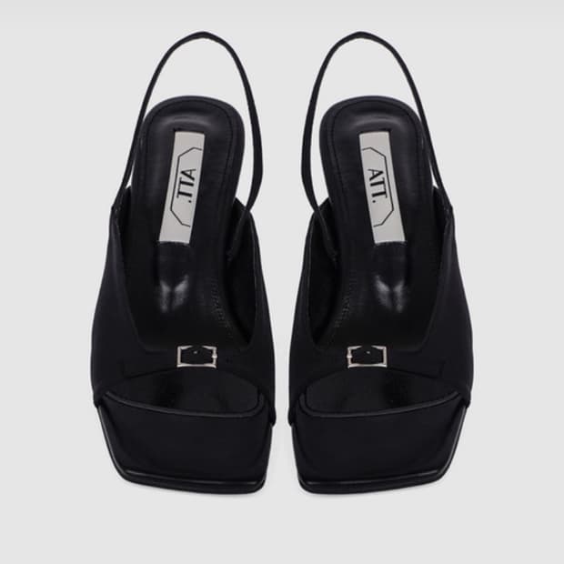 att 새틴 버클 힐 샌들 (240)