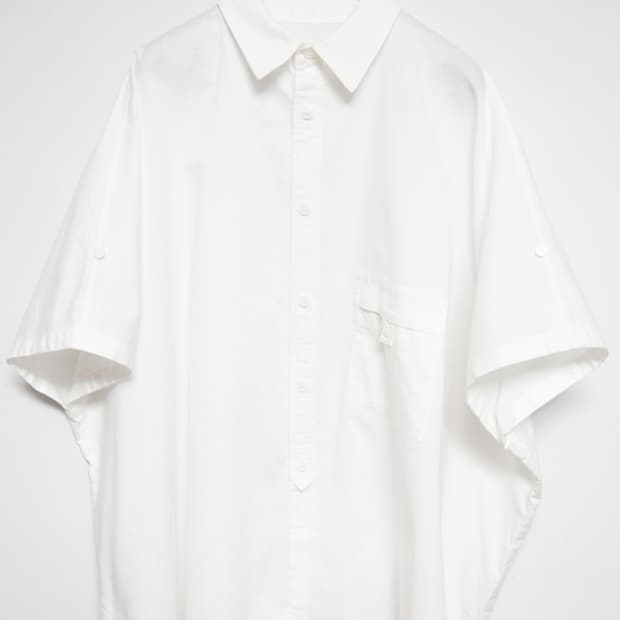 Yohji Yamamoto 정품 세련된 라인의 오버핏 셔츠