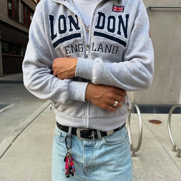 빈티지 London 집업