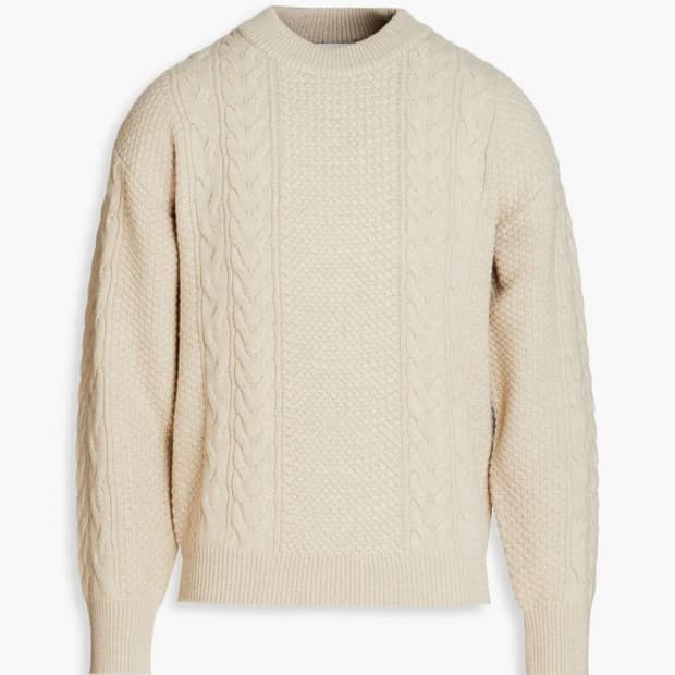 르917 남성 케이블니트 르셉템버