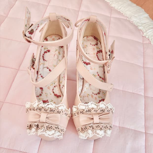 라떼갸루 히메갸루 핀터깔 히메카지 리즈리사 샌들 구두 부츠 아가일니트