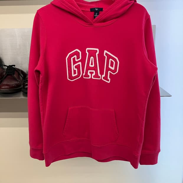 갭 핑크 후드티