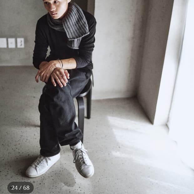 모노프리베 텍스쳐드 울 롱슬리브 블랙or그레이 3사이즈 삽니다