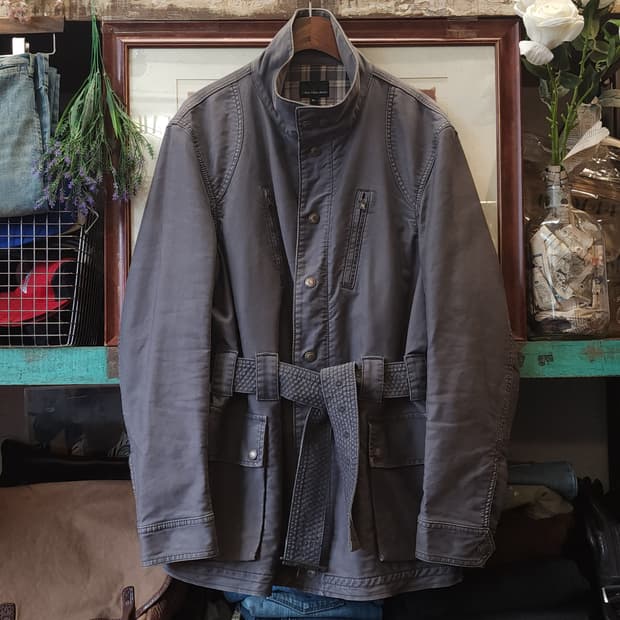 켈빈클라인 벨트 바이커 자켓 바이크 라이더자켓 오토바이자켓 / Xl