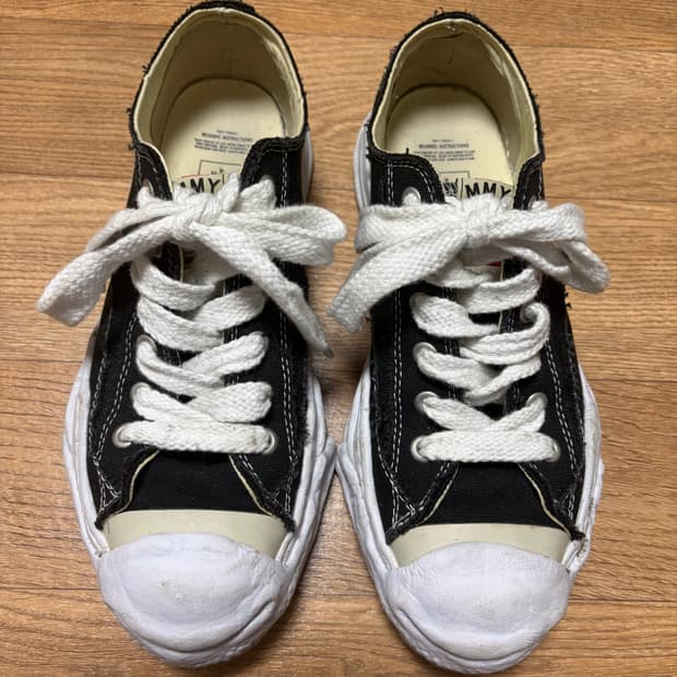 44)미하라야스히로 행크OG 캔버스 스니커즈