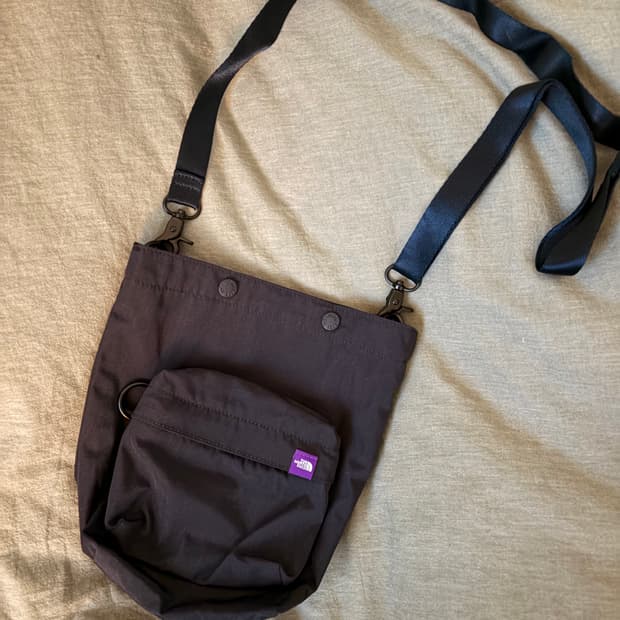 노스페이스 퍼플라벨 마운틴 윈드 멀티백 블랙