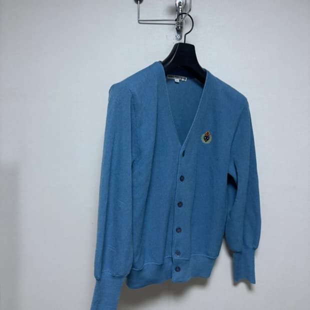 헤리티지플로스 크레스트 울 가디건 s