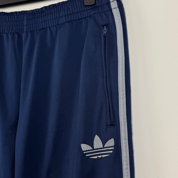 아디다스 파이어버드 네이비 그레이 트랙팬츠 M