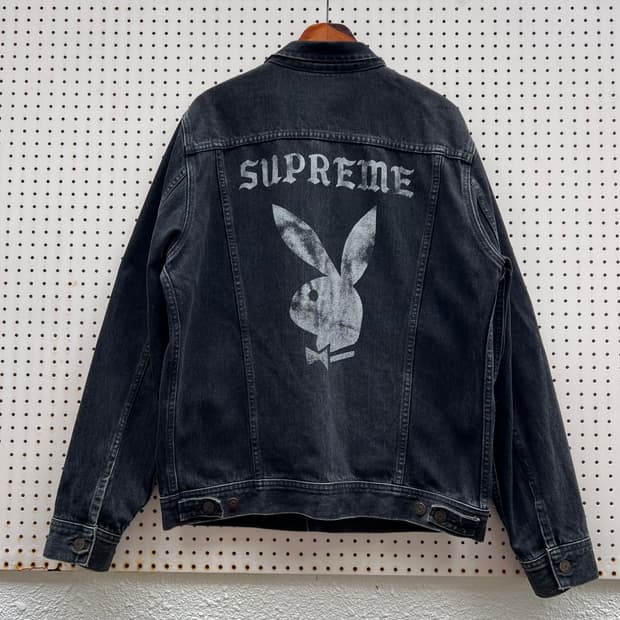 14ss Supreme Playboy 슈프림 플레이보이 데님트러커자켓
