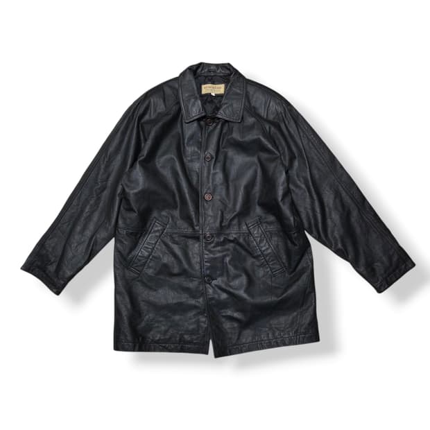 Mtd Kids New Basic 일본 빈티지 소가죽 레더 자켓