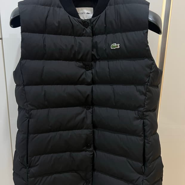 라코스테 구스다운 여성패딩조끼 36