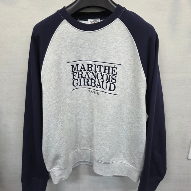 마리떼프랑소와저버 클래식로고 래글런 맨투맨 xl