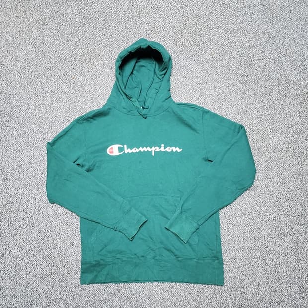 [L] 챔피온 빅로고 후드티