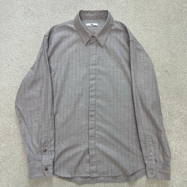 에이타 빈티지 심플셔츠 L