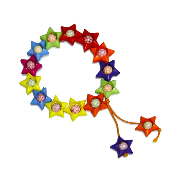Rainbow Star Beaded bracelet