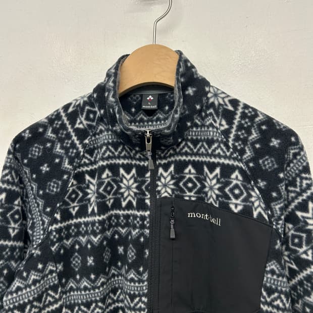 JPN 몽벨 패턴 플리스 자켓