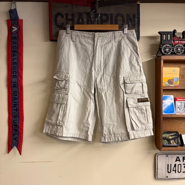 Arizona Cargo Shorts White 32 Size 26050