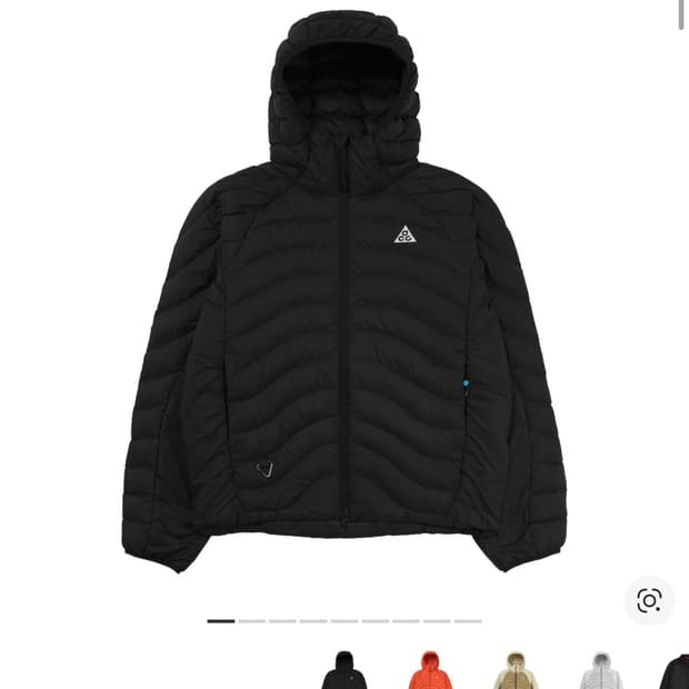 나이키 ACG 라바 플로우 써마핏 ADV 자켓 블랙 서밋 화이트 - 아시