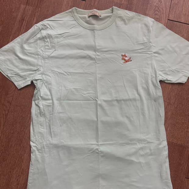 메종키츠네 칠랙스 폭스 민트색 팝니다