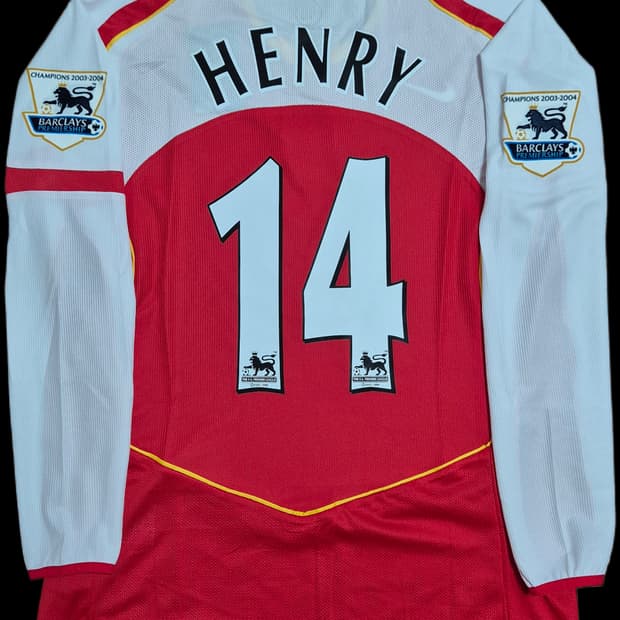 레트로)04-05 아스날 홈킷 티에리 앙리 긴팔유니폼 XL