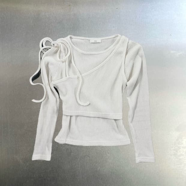 ivory layered top