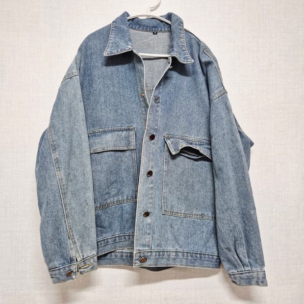 오버핏 데님청자켓