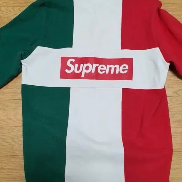 슈프림 럭비티 이태리 [L]