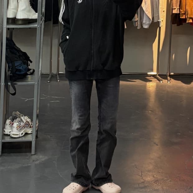 아디다스 부클 트랙탑 블랙자켓 A3138