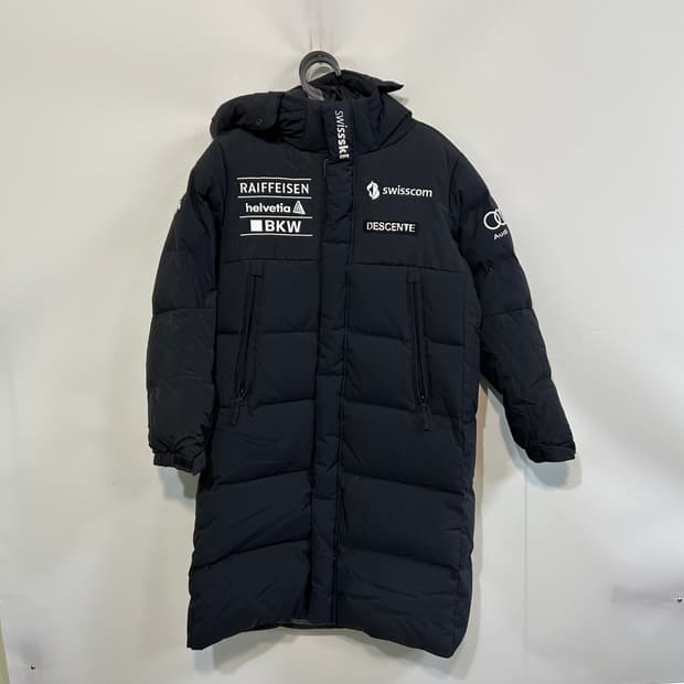 데상트 스위스 스키팀 롱패딩 남녀공용