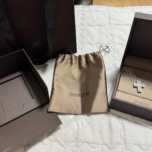 다미아니 벨에포크 네크리스 화이트골드 L 라지 목걸이