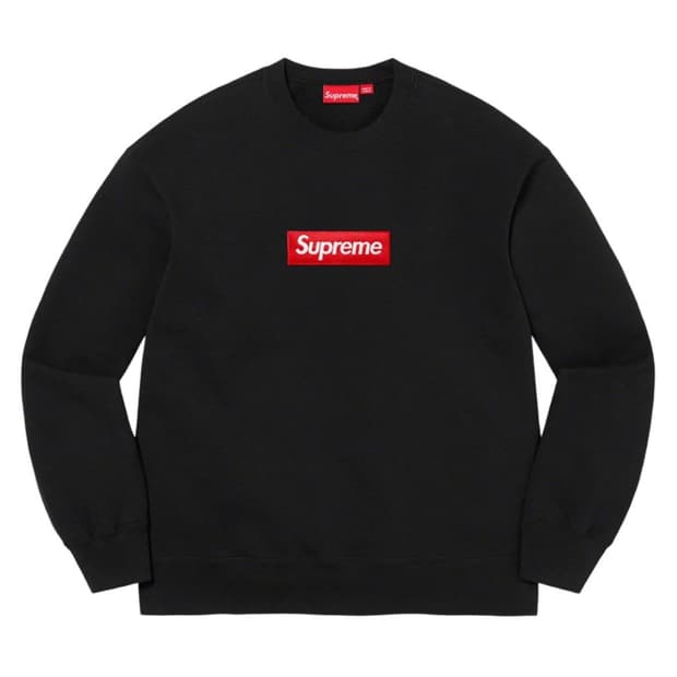 슈프림 22fw 박스로고 크루넥