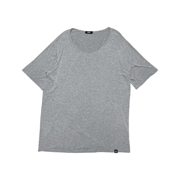 Go4it, U-neck Short-Sleeved Top_Gray