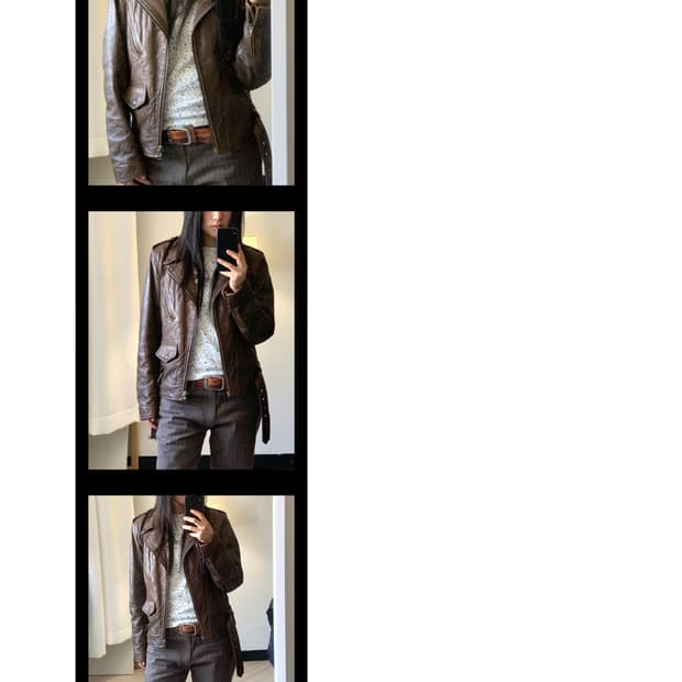 [3rd. Avion] sheepskin leather jacket