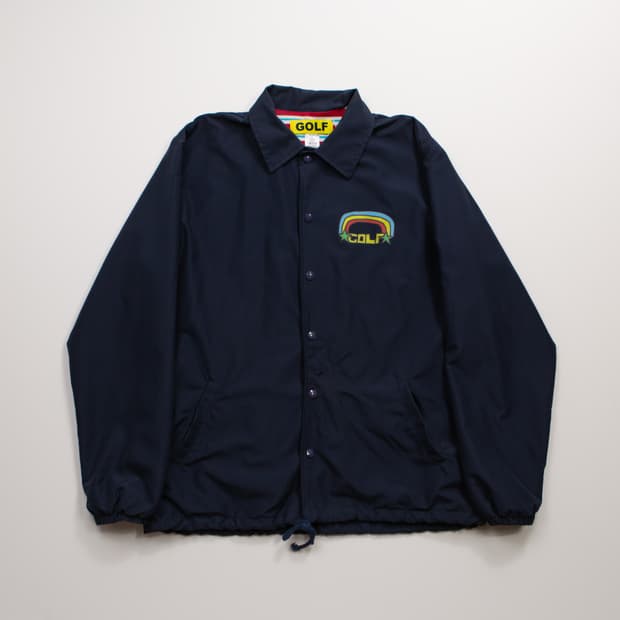 15FW 골프왕 레인보우 코치자켓 네이비