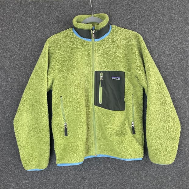 파타고니아 클래식 레트로-X 플리스 자켓 스파우트 그린