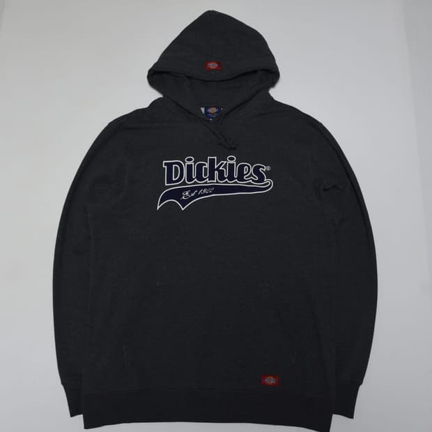 디키즈 회색 로고 후드티 105